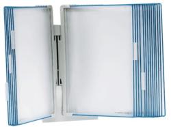 DJOIS Bemutatótábla tartó, fali, 10 db bemutatótáblával, DJOIS Design , kék (TF714301)
