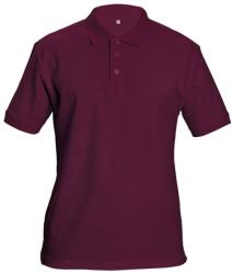 CERVA DHANU tenisz póló burgundi L (0305002227003) - munkaruhatrade