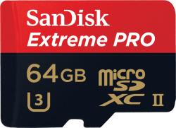 SanDisk microSDXC Extreme Pro 64GB Class 10 SDSDXXG-064G-GN6MA