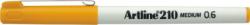 Artline Liner ARTLINE 210, varf fetru 0.6mm - galben (EK-210-YE) - officeclass