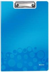 Leitz Clipboard dublu LEITZ Wow, polyfoam - albastru metalizat (L-41990036) - officeclass