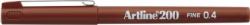 Artline Liner ARTLINE 200, varf fetru 0.4mm - maro (EK-200-BR) - officeclass
