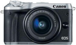 Canon EOS M6 +EF-M 15-45mm IS STM Silver (1725C012AA)