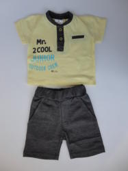 Marty Kids Комплект с къси панталонки в тъмно сиво, 74, 80, 86