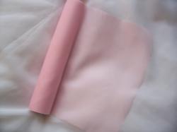 dekorselyem asztali futó rózsaszín (25 cm * 10 m)