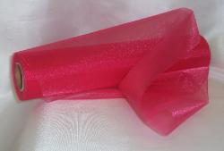  Pink organza dekorációs anyag - 47 cm széles, 10 méter hosszú-205