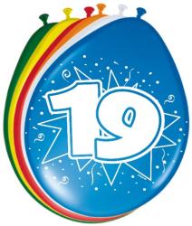  19. évszámos lufi (8 db/cs)