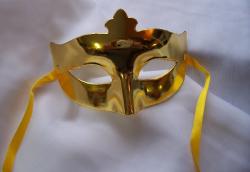  egyszínű álarc arany
