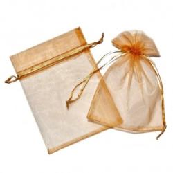 17*23 cm organza tasak arany (3 db)