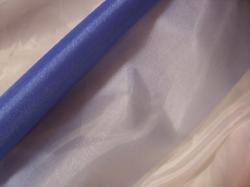  Világoskék organza dekorációs anyag - 47 cm széles, 10 méter hosszú-026