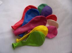 lufi vegyes színekben (10 db)- 25 cm-s