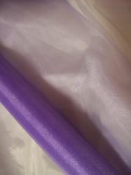  Világoslila organza dekorációs anyag - 47 cm széles, 10 méter hosszú-110