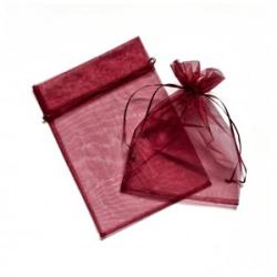  11*13 cm organza tasak ciklámen (5 db)