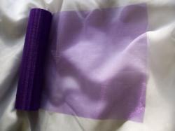  Sötétlila organza dekorációs anyag - 47 cm széles, 10 méter hosszú-267