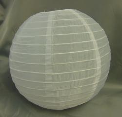  fehér organza lampion (30 cm)