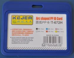 KEJEA Suport PP tip arc, pentru carduri, 85 x 55mm, orizontal, 5 buc/set, KEJEA - bleumarin (KJ-T-672H) - ihtis