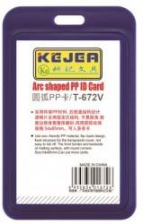 KEJEA Suport PP tip arc, pentru carduri, 55 x 85mm, vertical, 5 buc/set, KEJEA - bleumarin (KJ-T-672V) - ihtis
