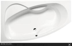 POLYSAN Mamba jobb/bal 160x95x45 asszimetrikus kád