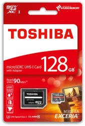 Toshiba microSDHC Exceria 128GB Class 10 THN-M302R1280EA