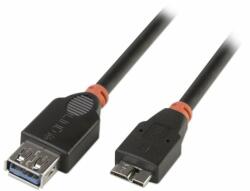 USB 3.0 A(F)/MicroB(M) OTG 0.5m Micro kábel