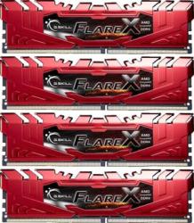 G.SKILL FlareX 64GB (4x16GB) DDR4 2400MHz F4-2400C16Q-64GFXR