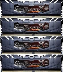 G.SKILL FlareX 64GB (4x16GB) DDR4 2400MHz F4-2400C15Q-64GFX