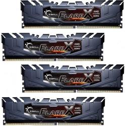 G.SKILL FlareX 64GB (4x16GB) DDR4 2400MHz F4-2400C16Q-64GFX