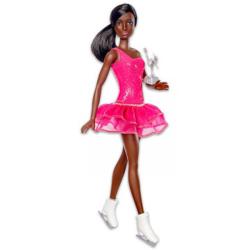 Mattel Barbie - Karrierbabák - Műkorcsolyázó baba - barna bőrű (DVF50-MB)