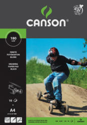 Canson Fotókarton Canson A/4 fekete 10 ív/csomag
