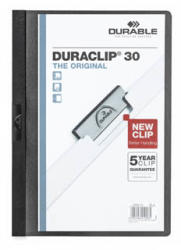 DURABLE Clip-mappa Durable Duraclip 30 lapig fekete