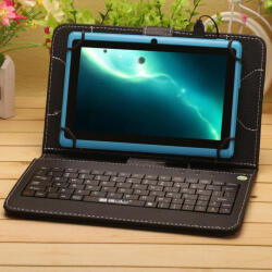 MRG Husa Tableta 9 Inch Cu Tastatura Micro Usb Negru