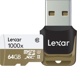 Lexar microSDXC 64GB Class 10 UHS-II LSDMI64GCBEU1000R