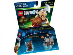 LEGO® Dimensions Fun Pack - The Lord of the Rings - Gimli and Axe Chariot (71220)