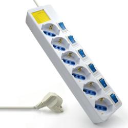 Ewent 6 Plug 1,5 m Switch (EW3932)