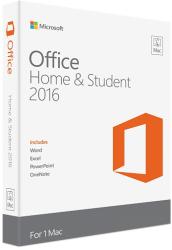 Microsoft Office 2016 Home & Student for Mac HUN (1 User) GZA-01100