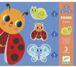 DJECO Kert puzzle kicsiknek 3-4-5 db-os (DJ07141)