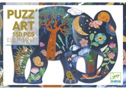 DJECO Elefánt művészi puzzle 150 db-os (DJ07652)