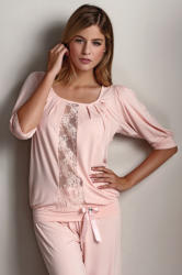 Luisa Moretti SERENA női pizsama bambuszból L Rózsaszín / Pink