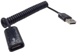 18048 USB hosszabbító kábel- spirál 1m