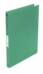 Q-CONNECT Caiet mecanic 4 inele - D16mm, coperti flexibile PP, Q-Connect - verde transparent (KF02919)