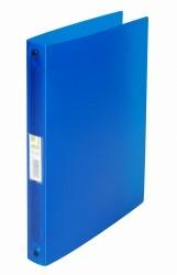 Q-CONNECT Caiet mecanic 4 inele - D25mm, coperti flexibile PP, Q-Connect - albastru transparent (KF02905) - ihtis