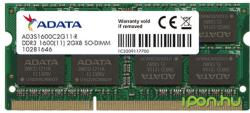 ADATA 2GB DDR3 1600MHz AD3S1600C2G11-R