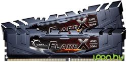 G.SKILL FlareX 32GB (2x16GB) DDR4 2400MHz F4-2400C15D-32GFX