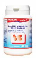 FAVISAN Calciu, magneziu, zinc, fosfor b051 40cps FAVISAN