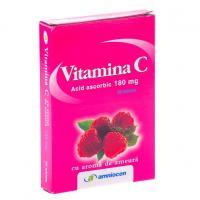 AMNIOCEN Vitamina c cu aroma de zmeura 20tbl AMNIOCEN