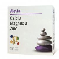 Alevia Calciu magneziu zinc (solubil) 20plicuri ALEVIA