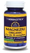 Herbagetica Magneziu organic cu vitamina b complex 60cps HERBAGETICA