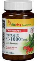 Vitaking Vitamina c 1000mg cu absorbtie lenta 60cpr VITAKING