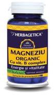 Herbagetica Magneziu organic cu vitamina b complex 30cps HERBAGETICA