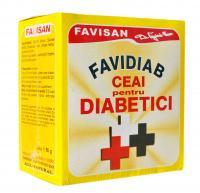 FAVISAN Favidiab ceai pentru diabetici d016 50gr FAVISAN